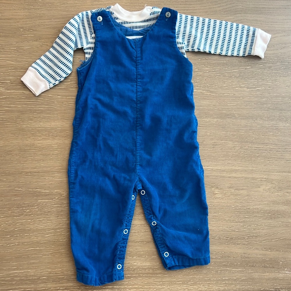 Vintage Shirt and Overall Set